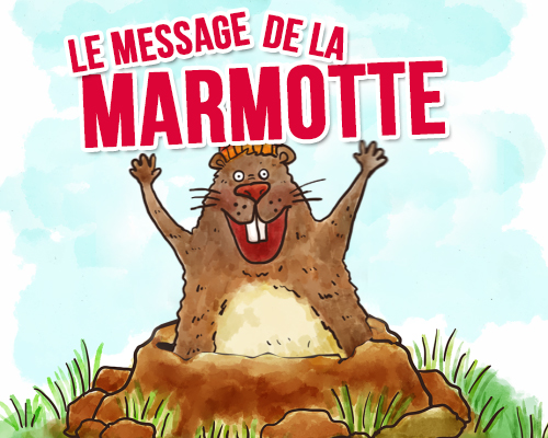 Le Message De La Marmotte Carte Bonne Fête Animée Tous