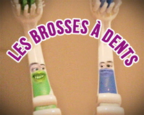 Les brosses à dents - carte virtuelle humoristique à personnaliser