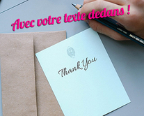 carte virtuelle thank you : En deux mots