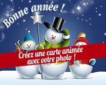 Année 2020 Monstre Carte Bonne Année Animée Tous Mes